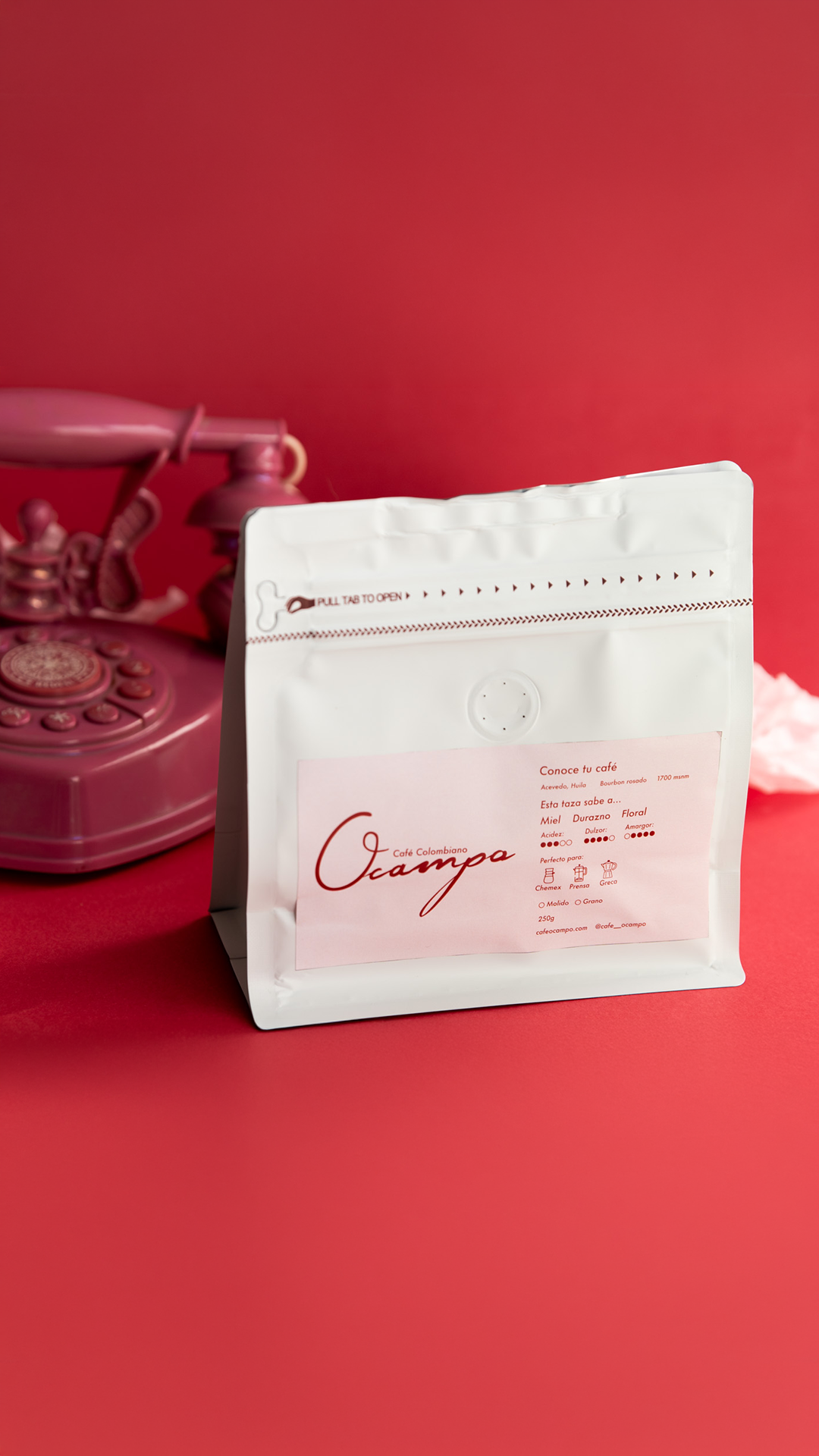 Café de Especialidad Bourbon Rosado | 250 g