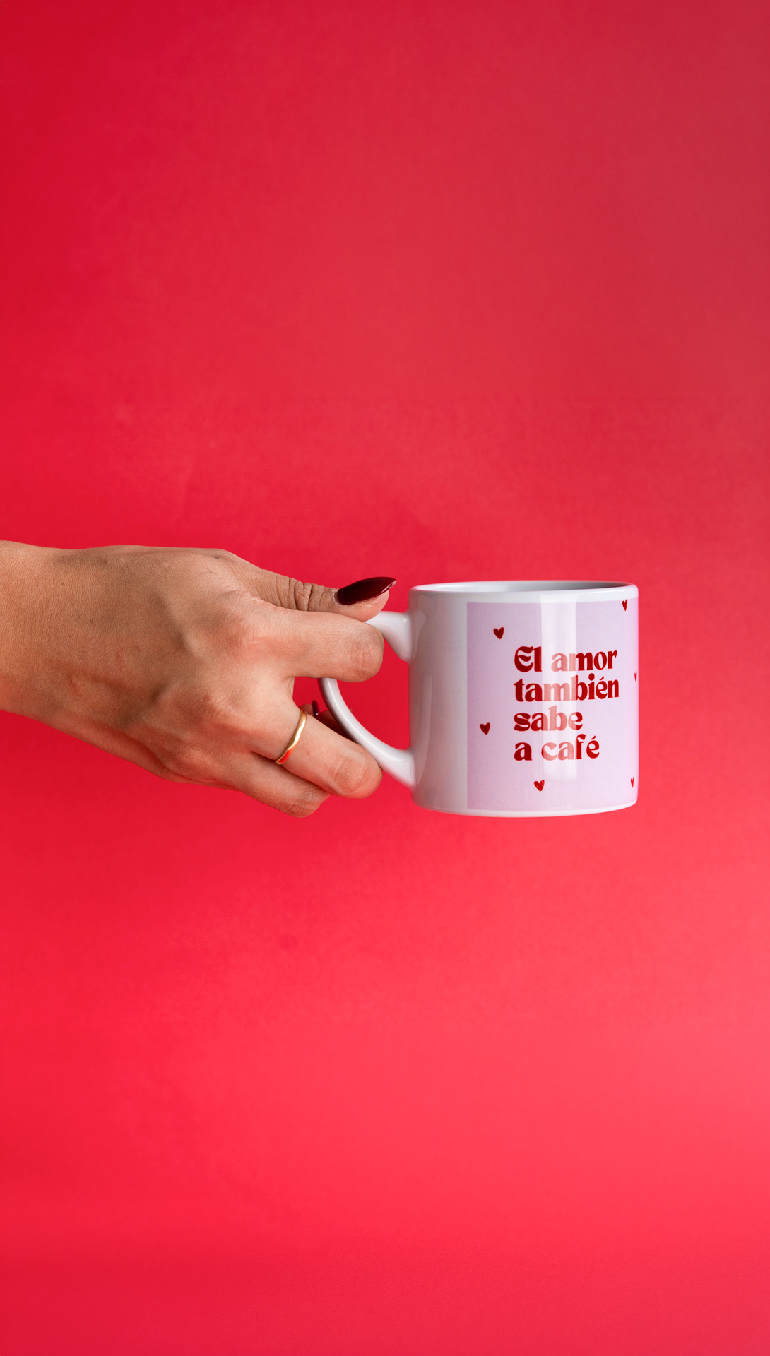 Tacita para café — El amor también sabe a café